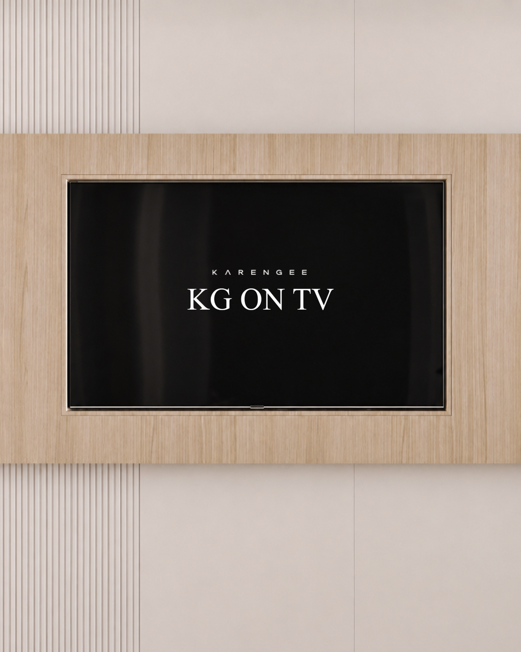 KG on TV.