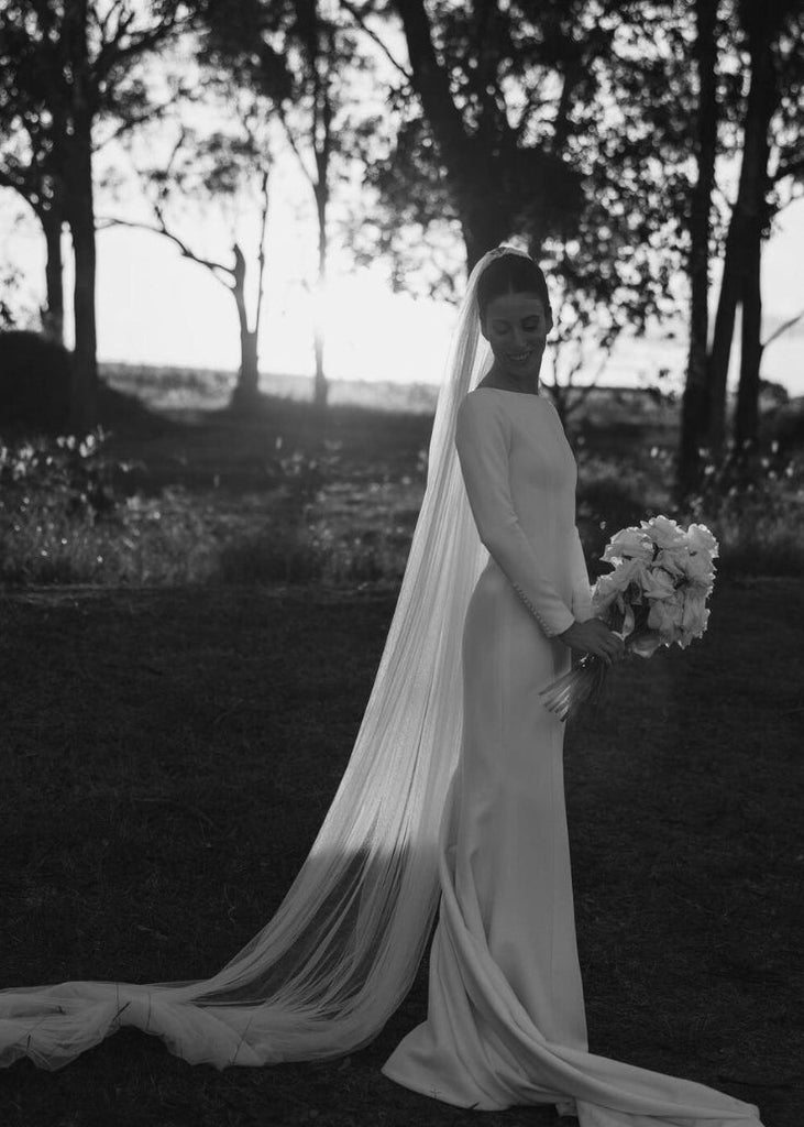 The bride and the guests.