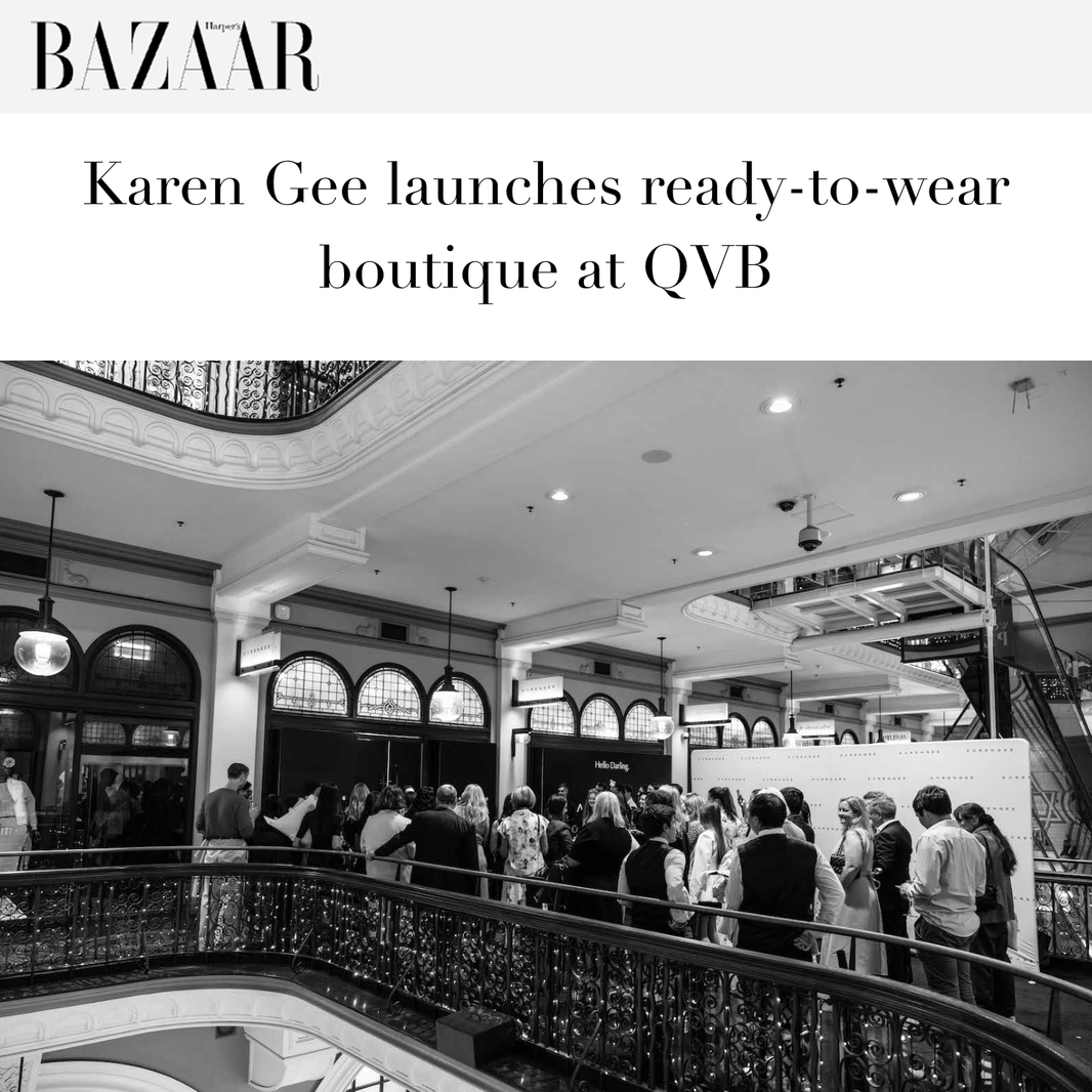Karen Gee launches ready-to-wear boutique at QVB