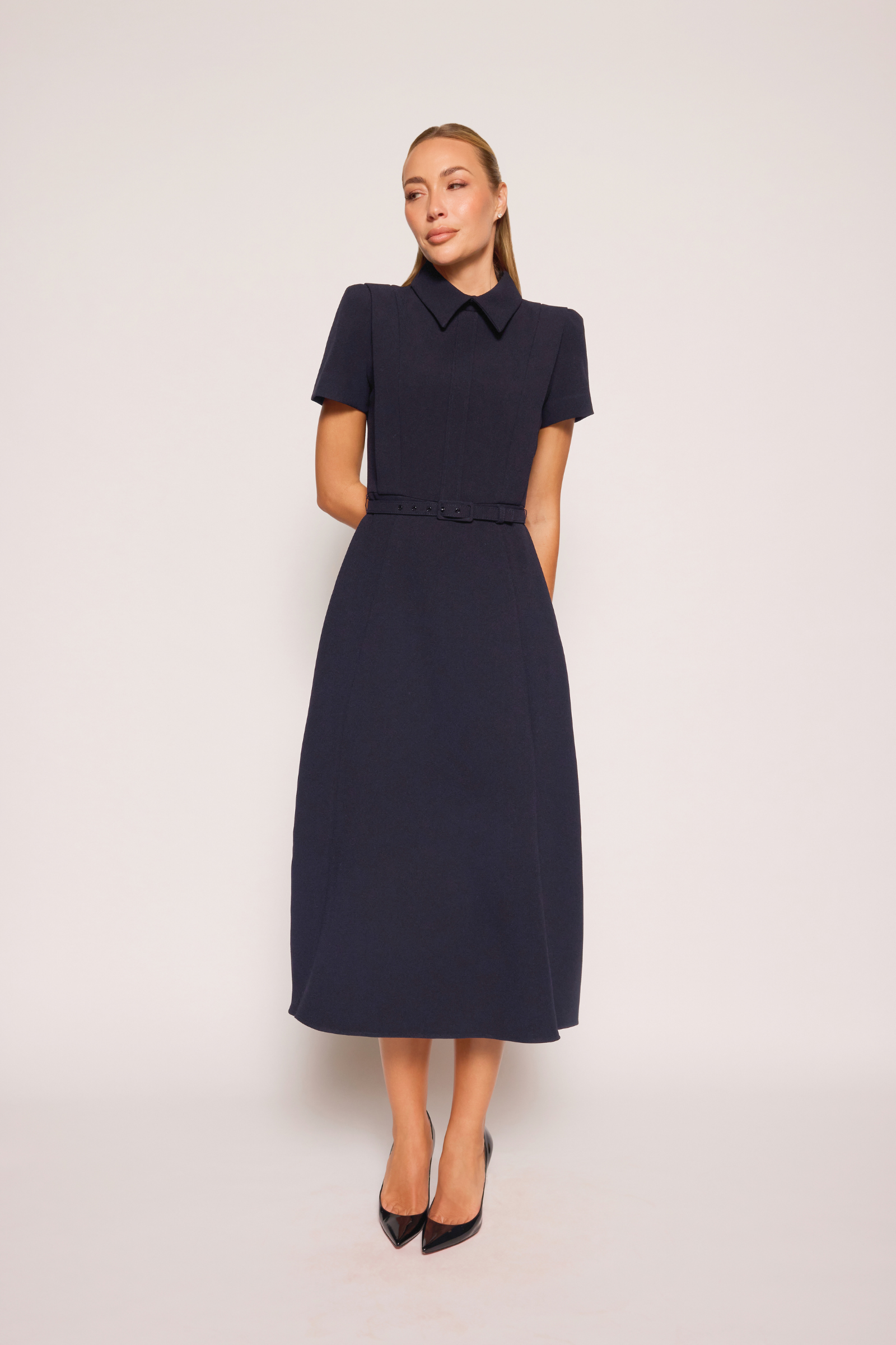 Kingsley Dress | Ink-Navy