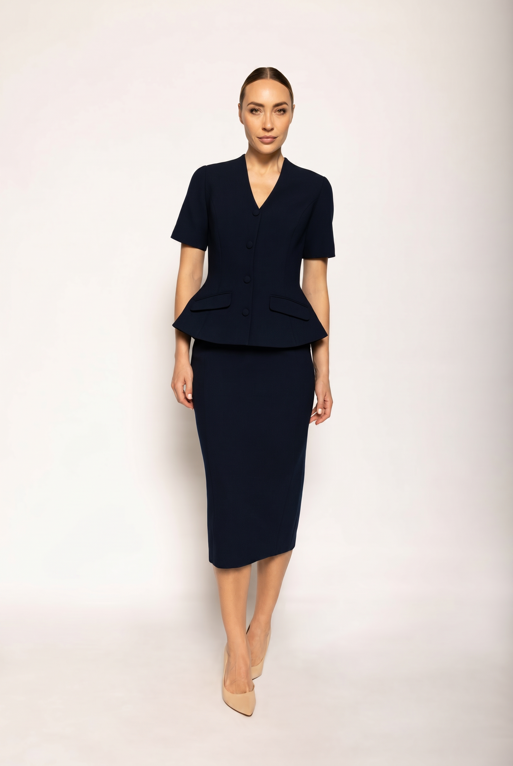 Clara Dress | Navy