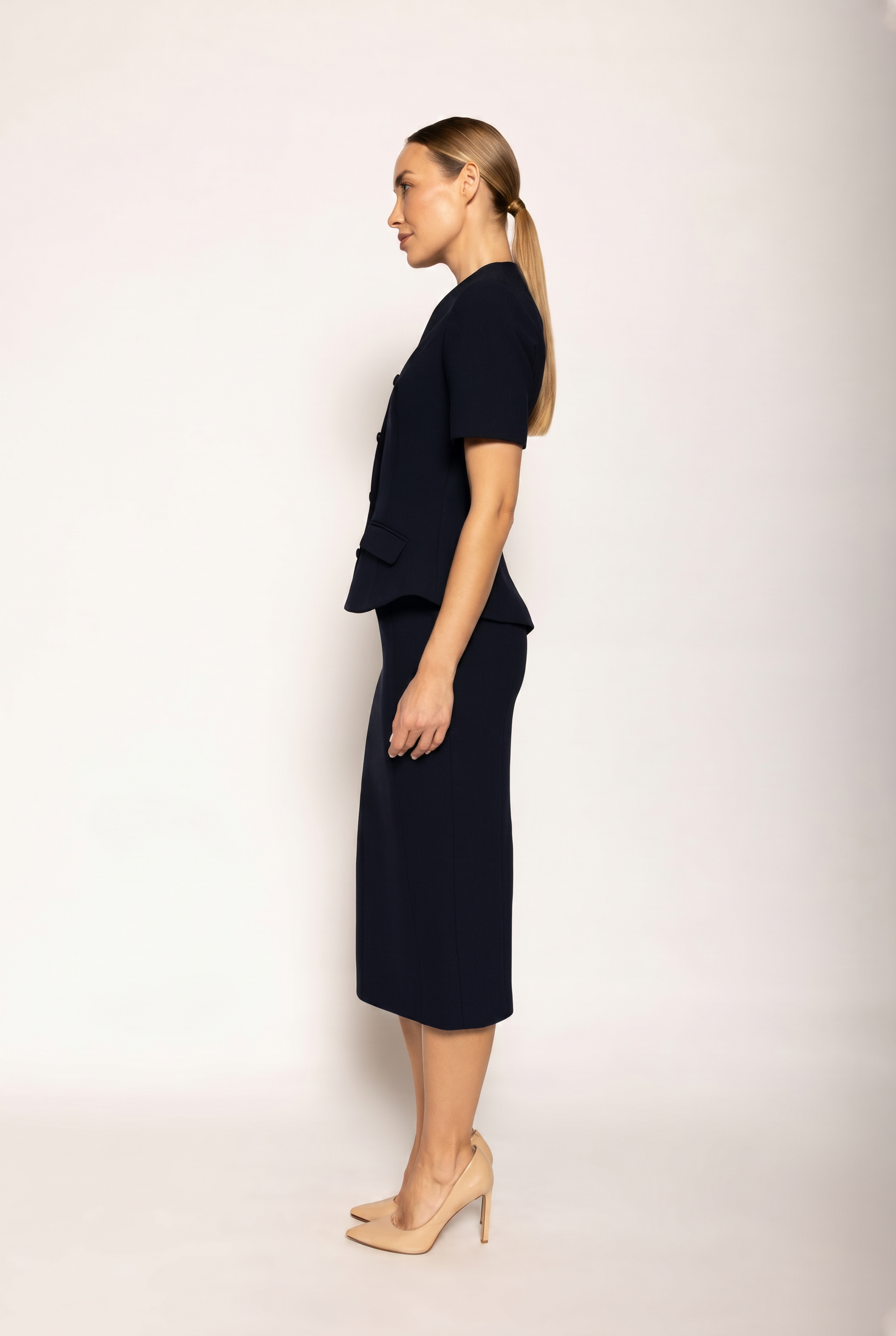 Clara Dress | Navy