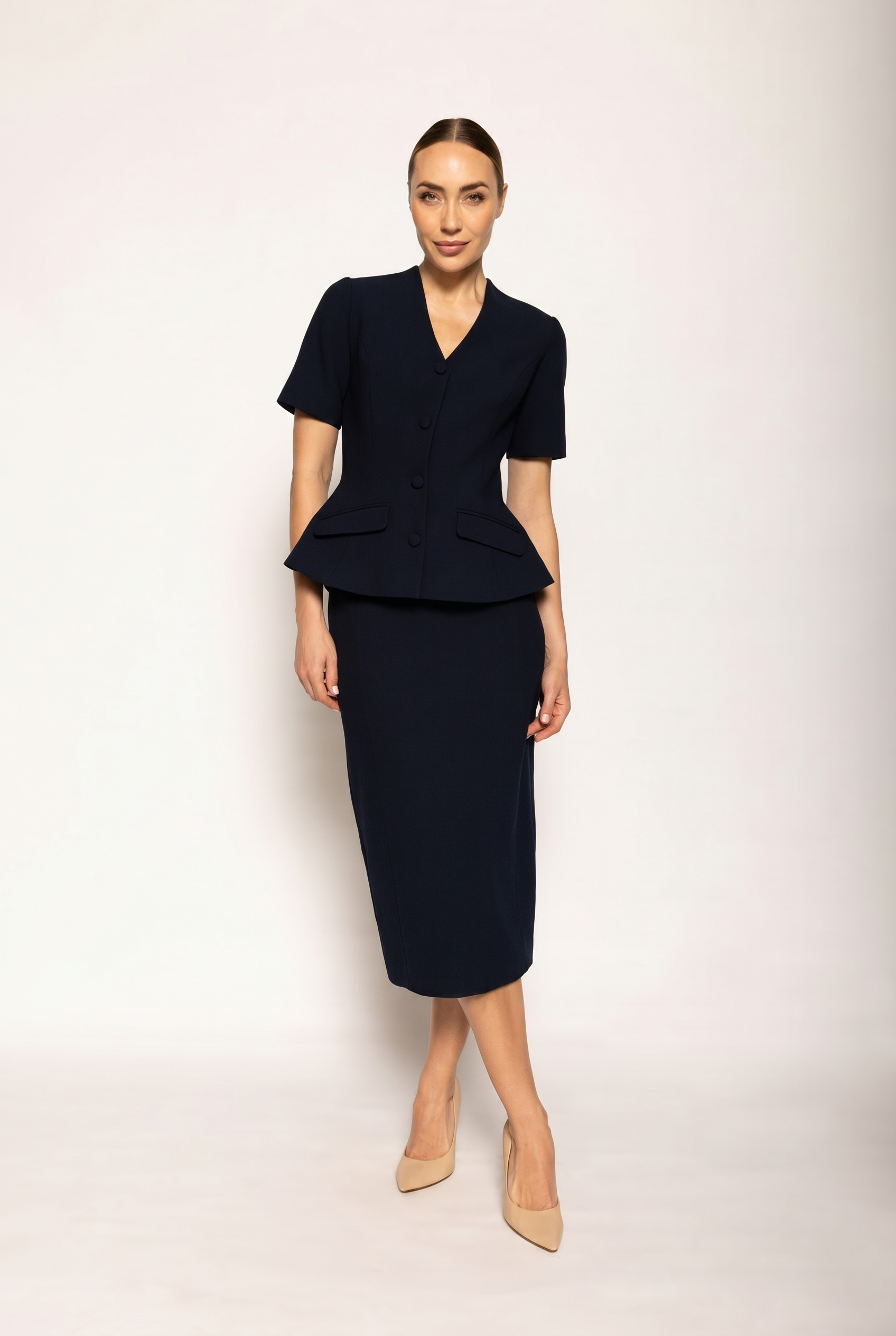 Clara Dress | Navy