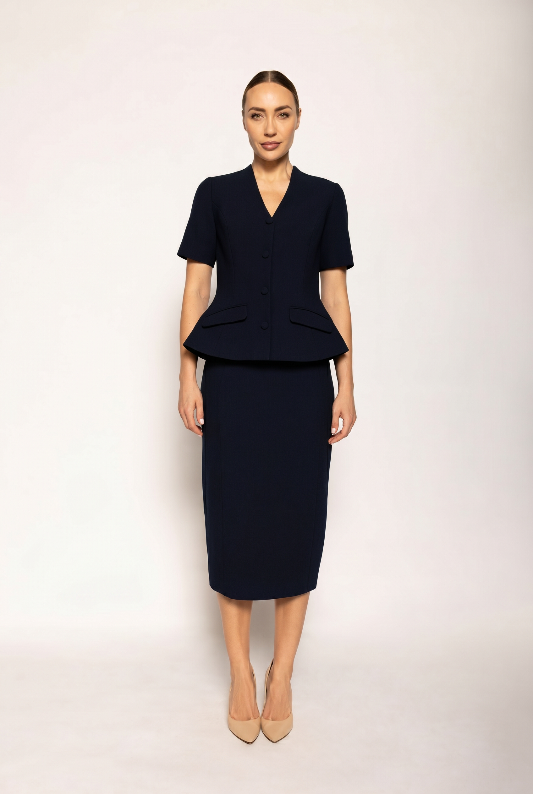 Clara Dress | Navy