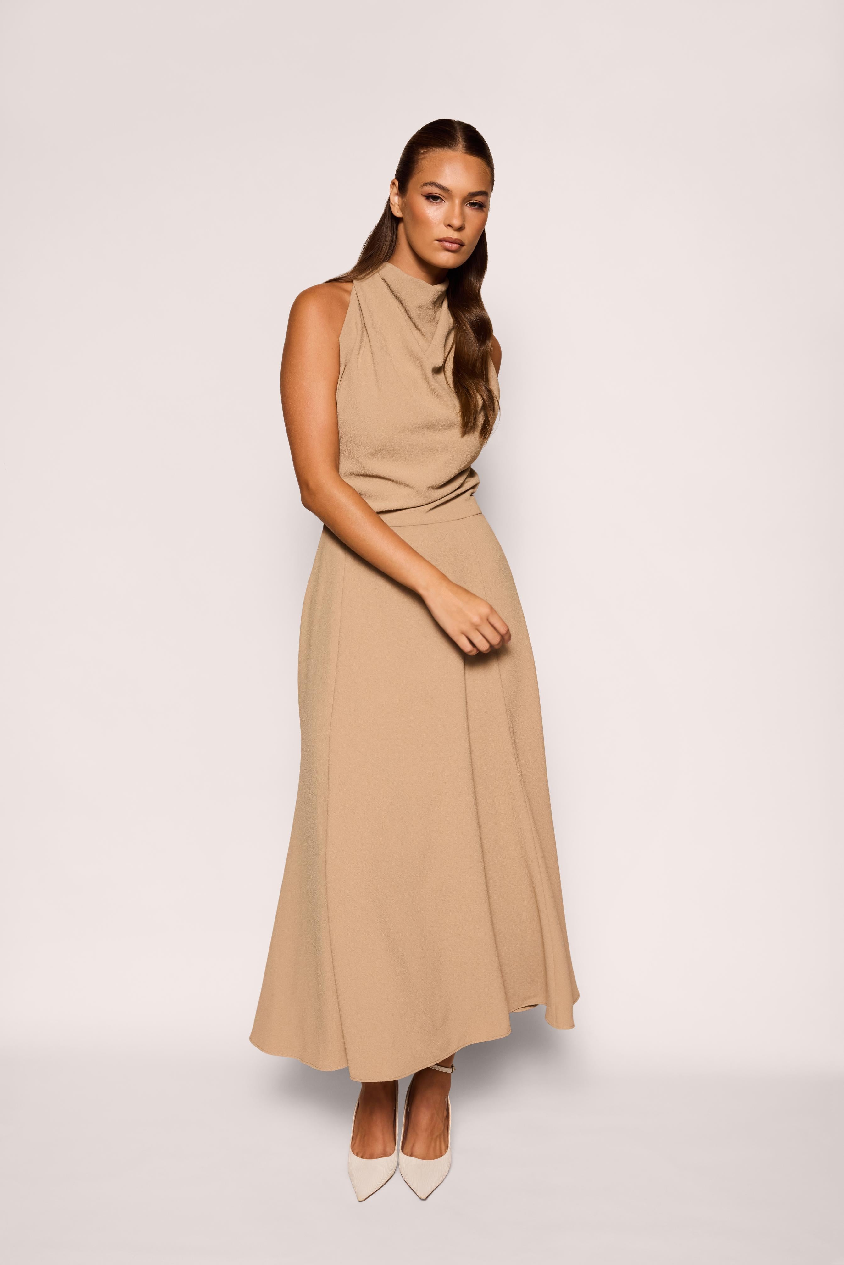 Amalfi Dress | Latte