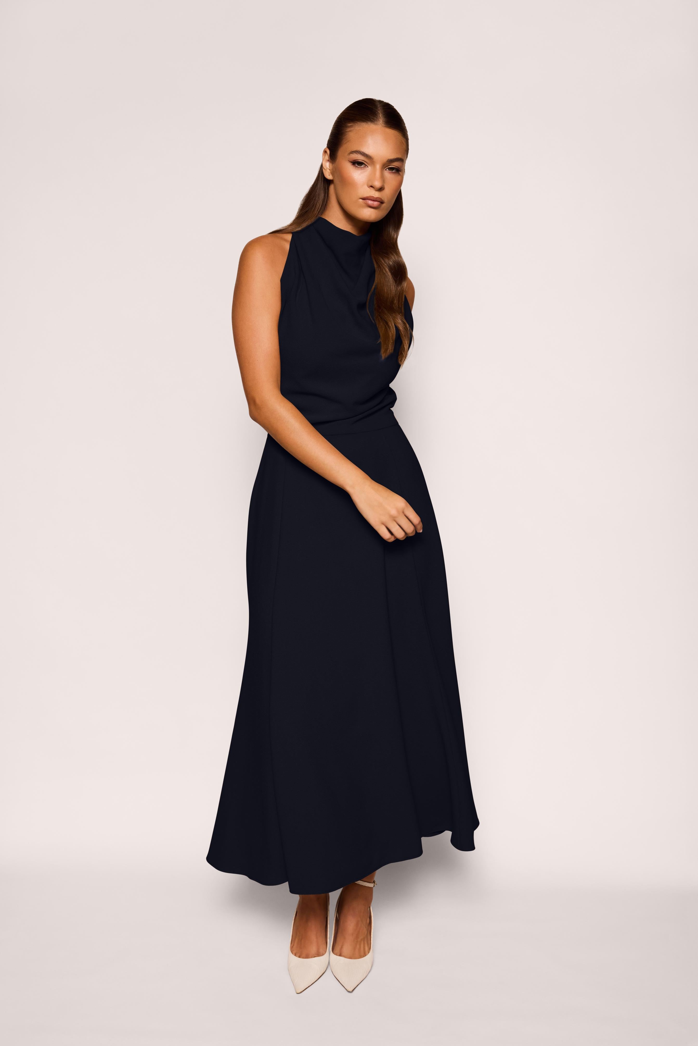 Amalfi Dress | Navy