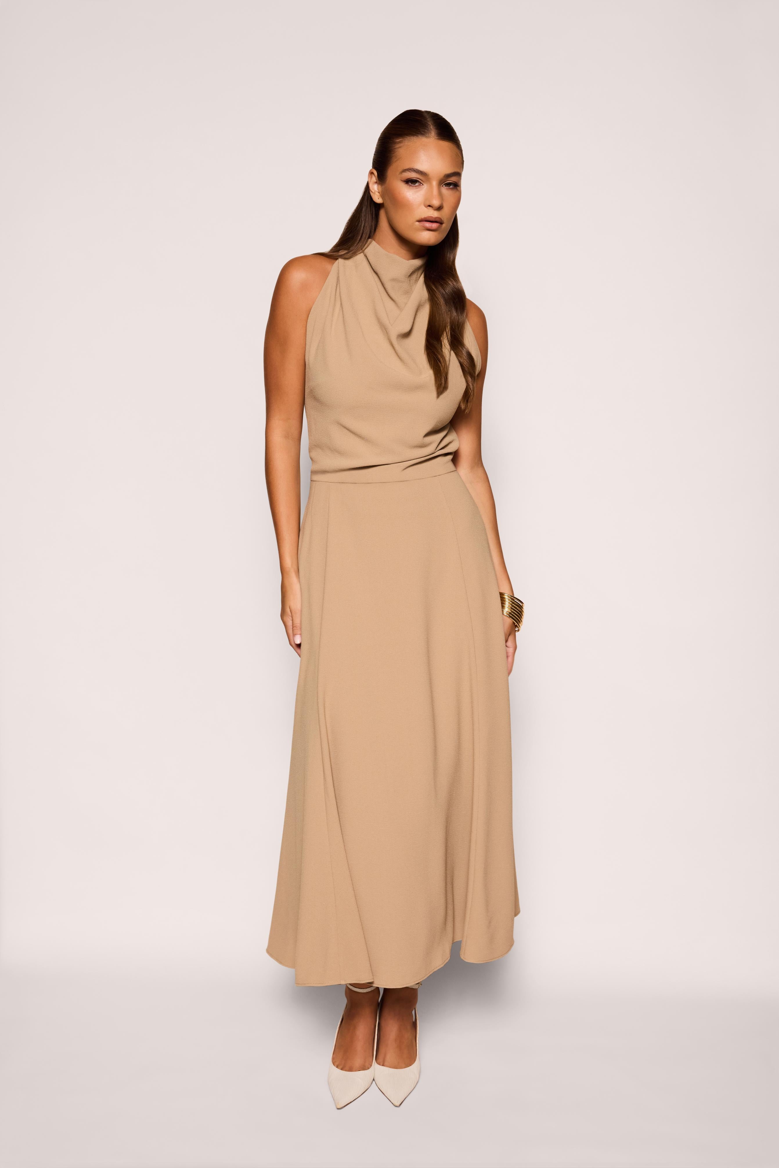 Amalfi Dress | Latte