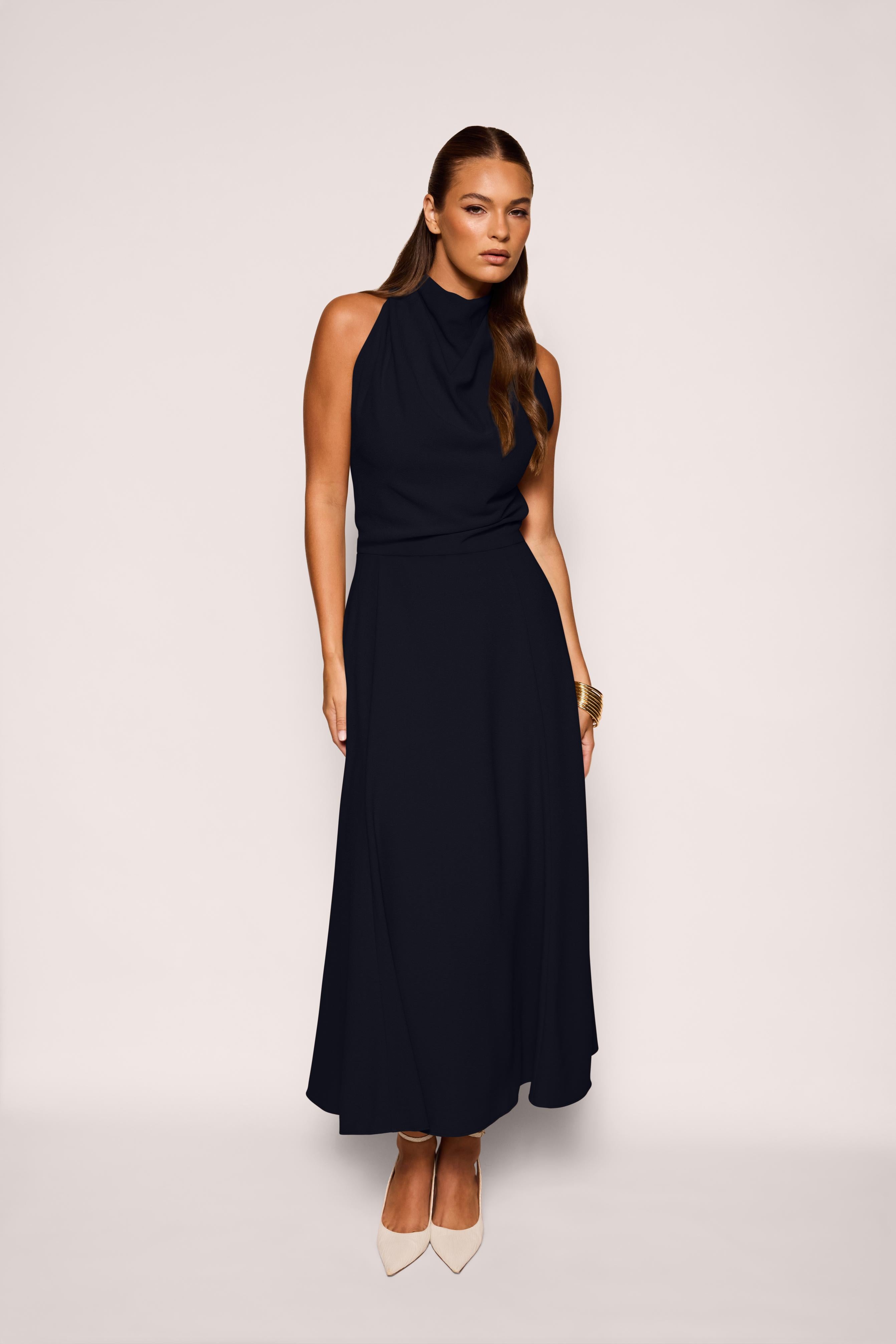 Amalfi Dress | Navy
