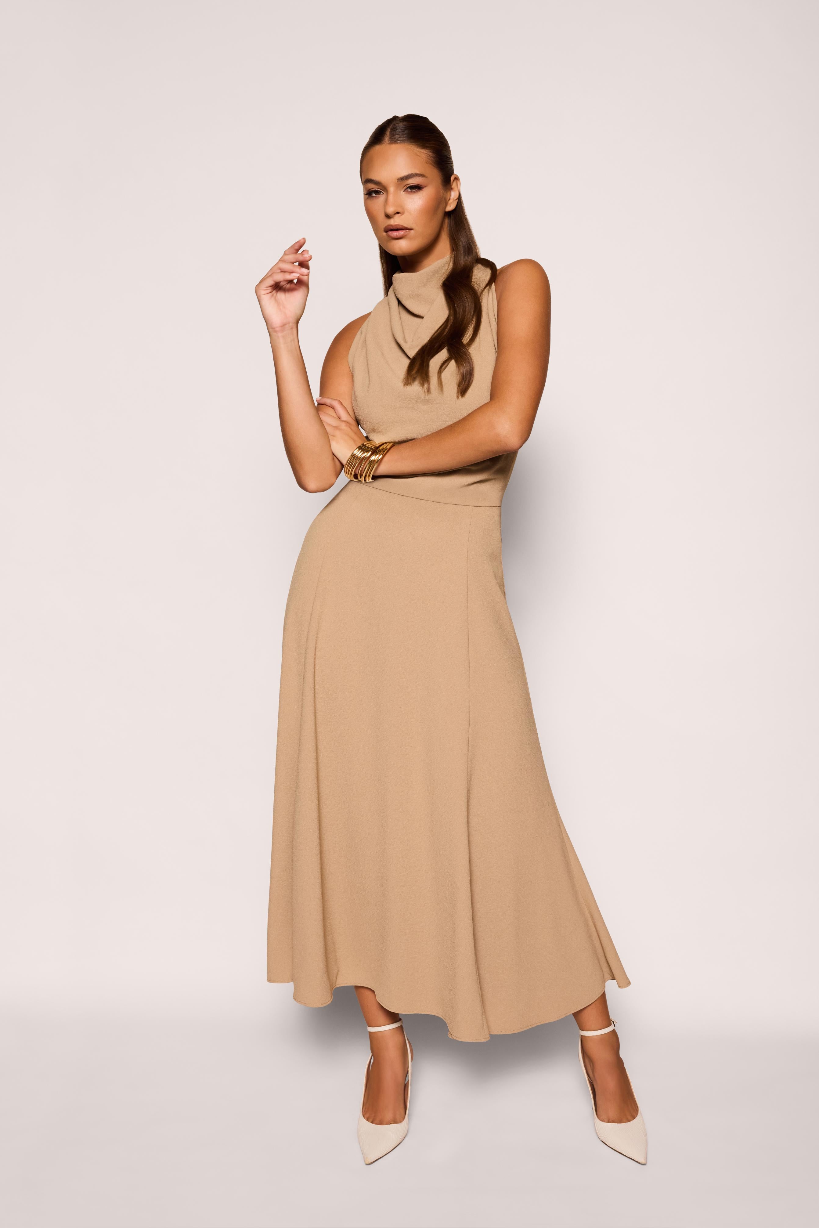 Amalfi Dress | Latte