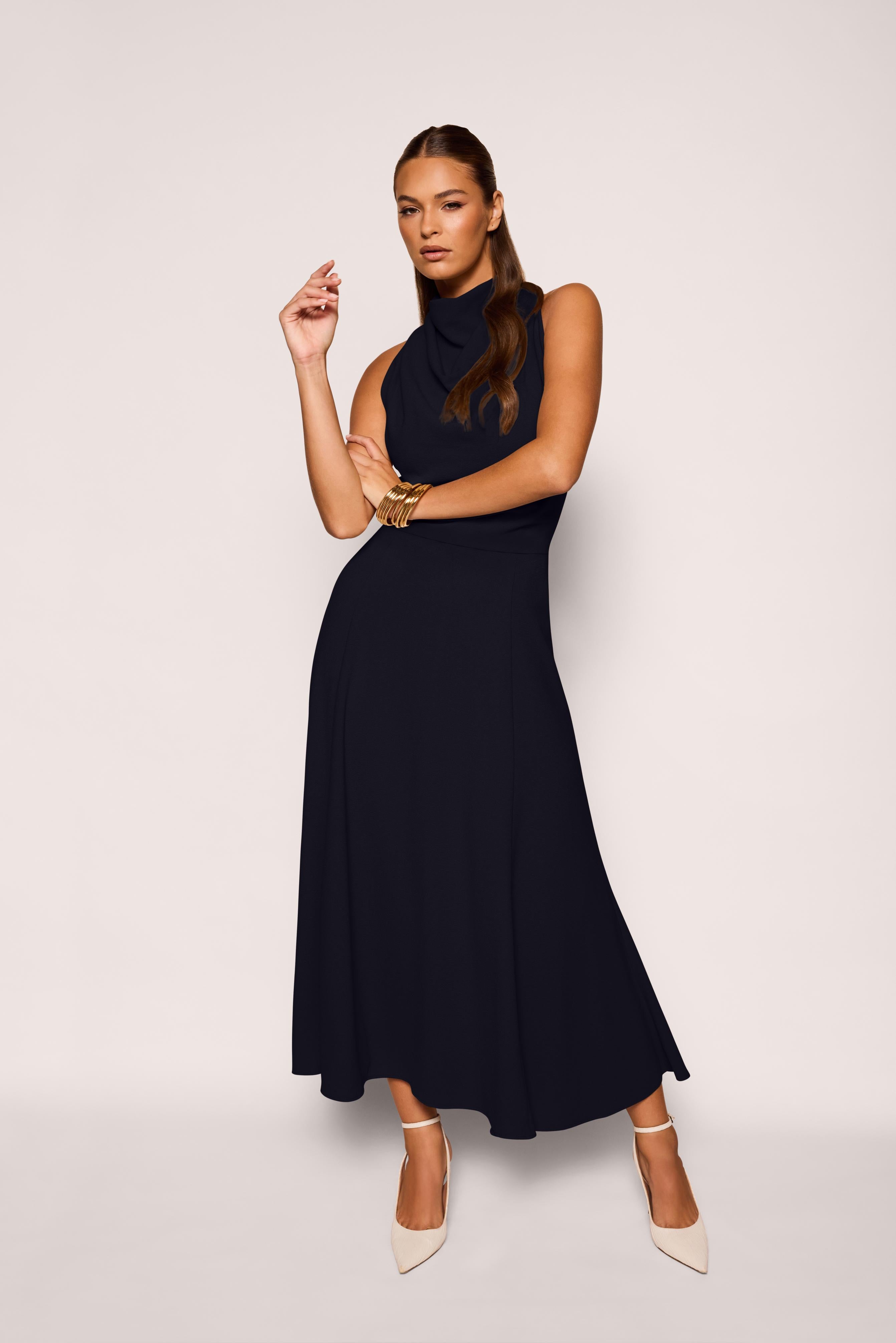 Amalfi Dress | Navy