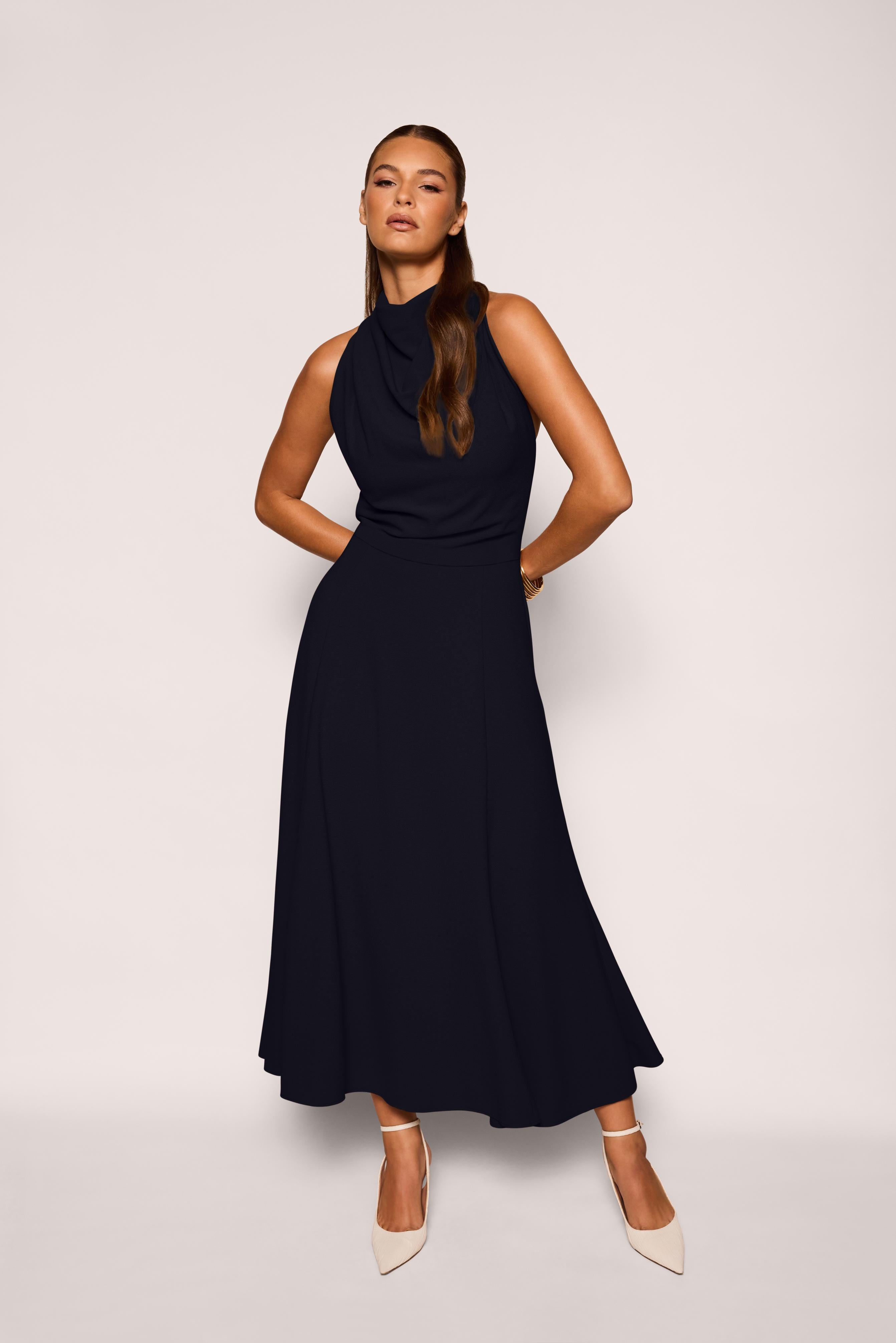 Amalfi Dress | Navy