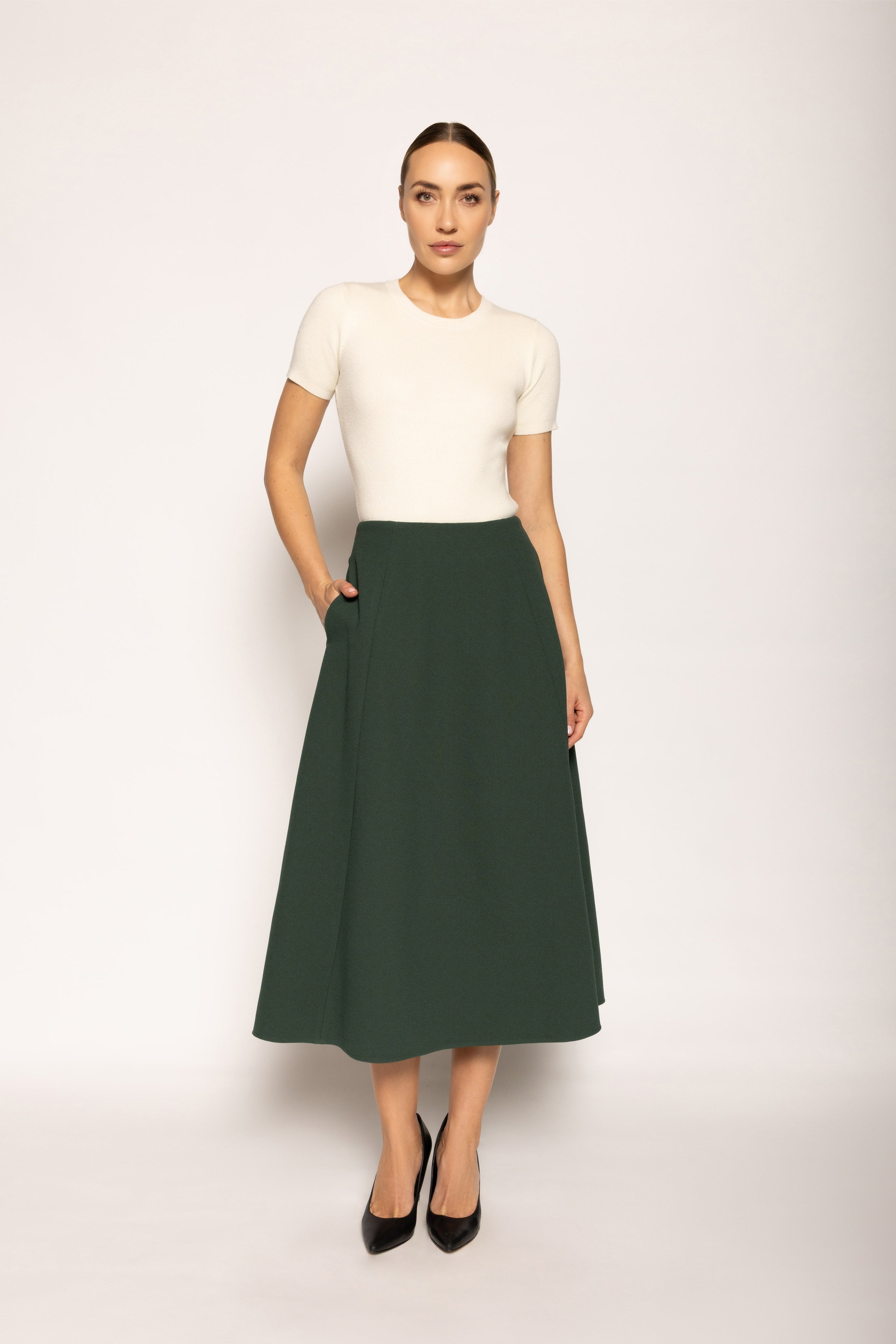 Halo Skirt | Evergreen