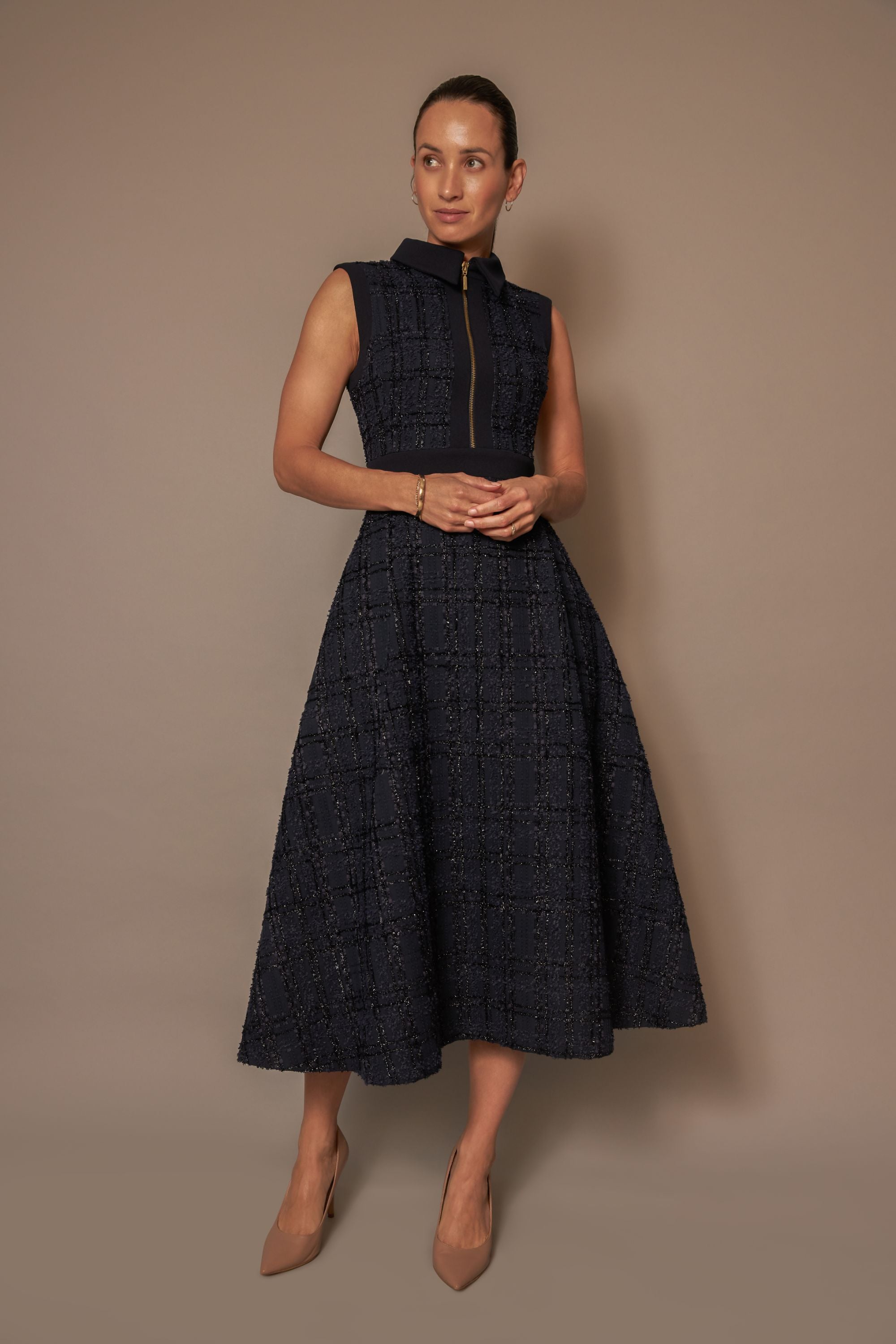 Enrich Dress Tweed Long