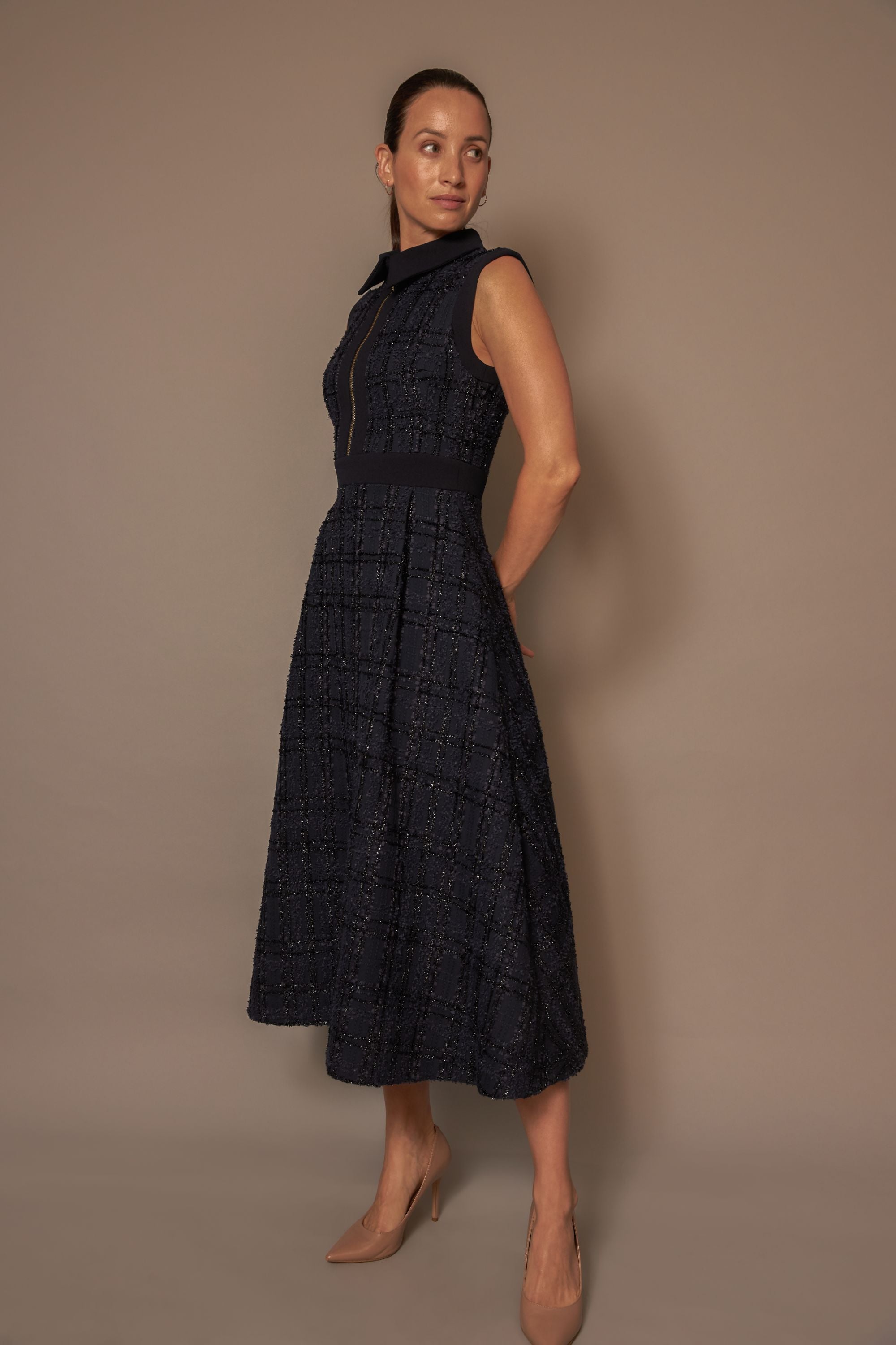 Enrich Dress Tweed Long