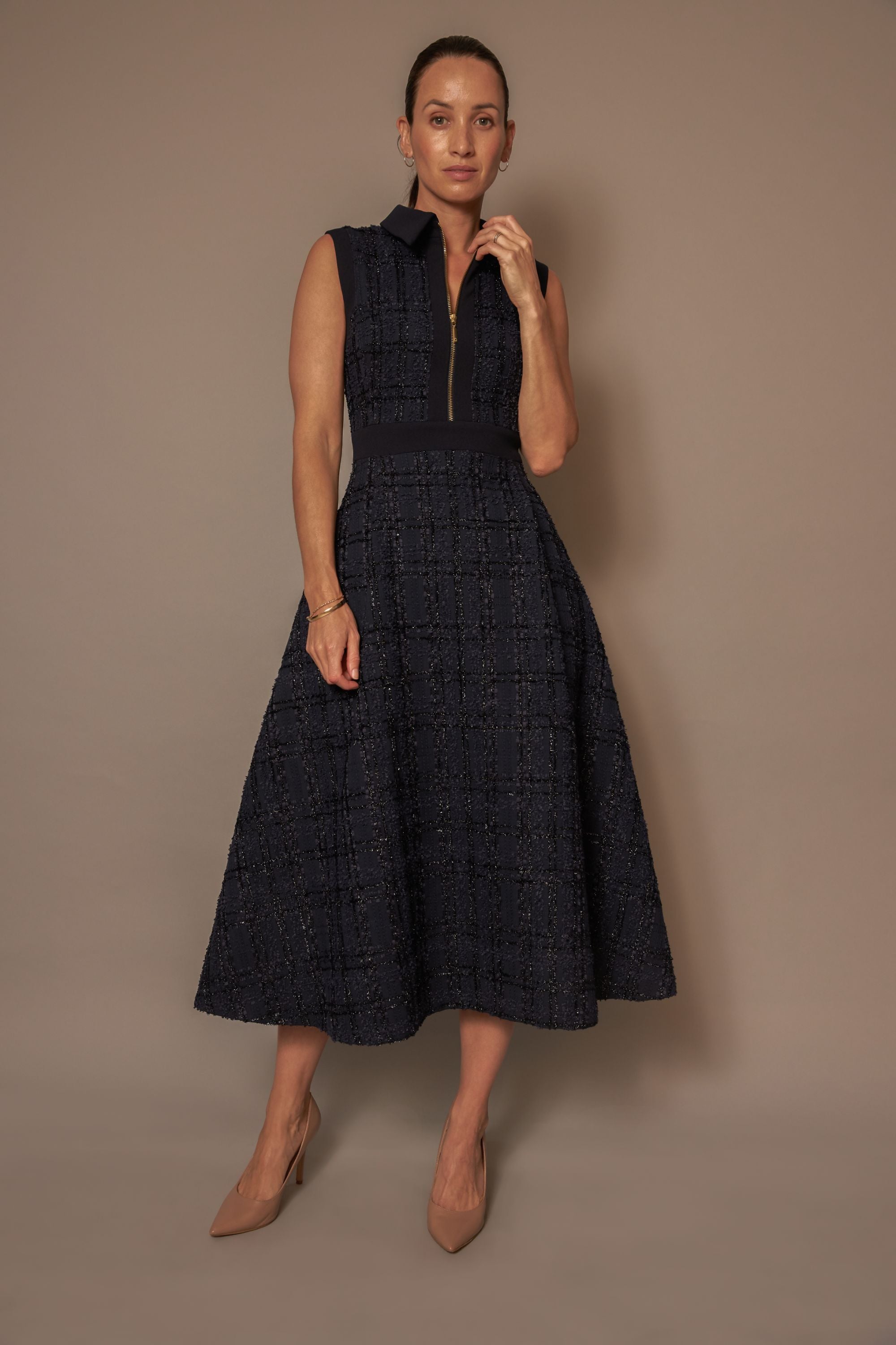 Enrich Dress Tweed Long