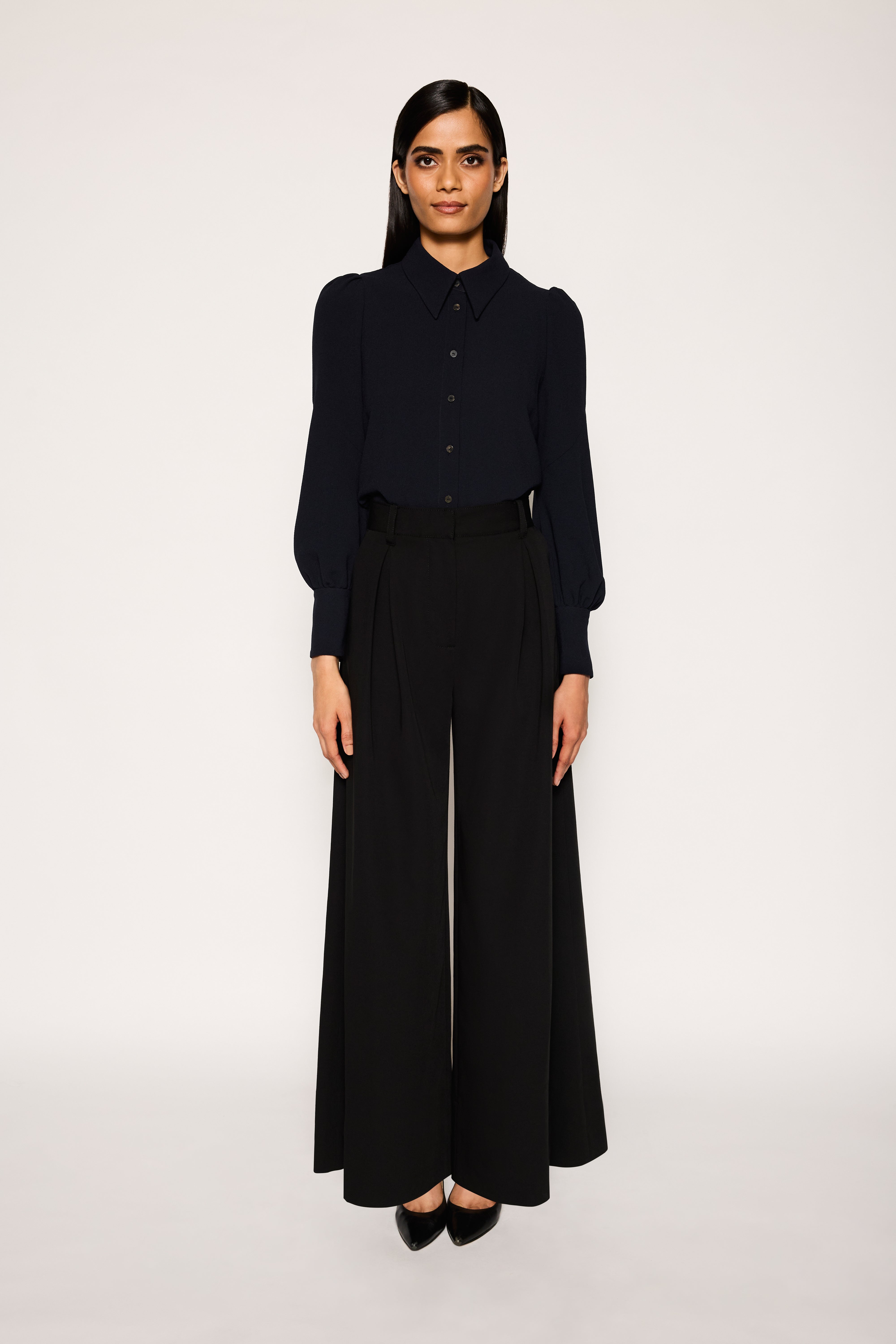 Wide Leg Pant | Black