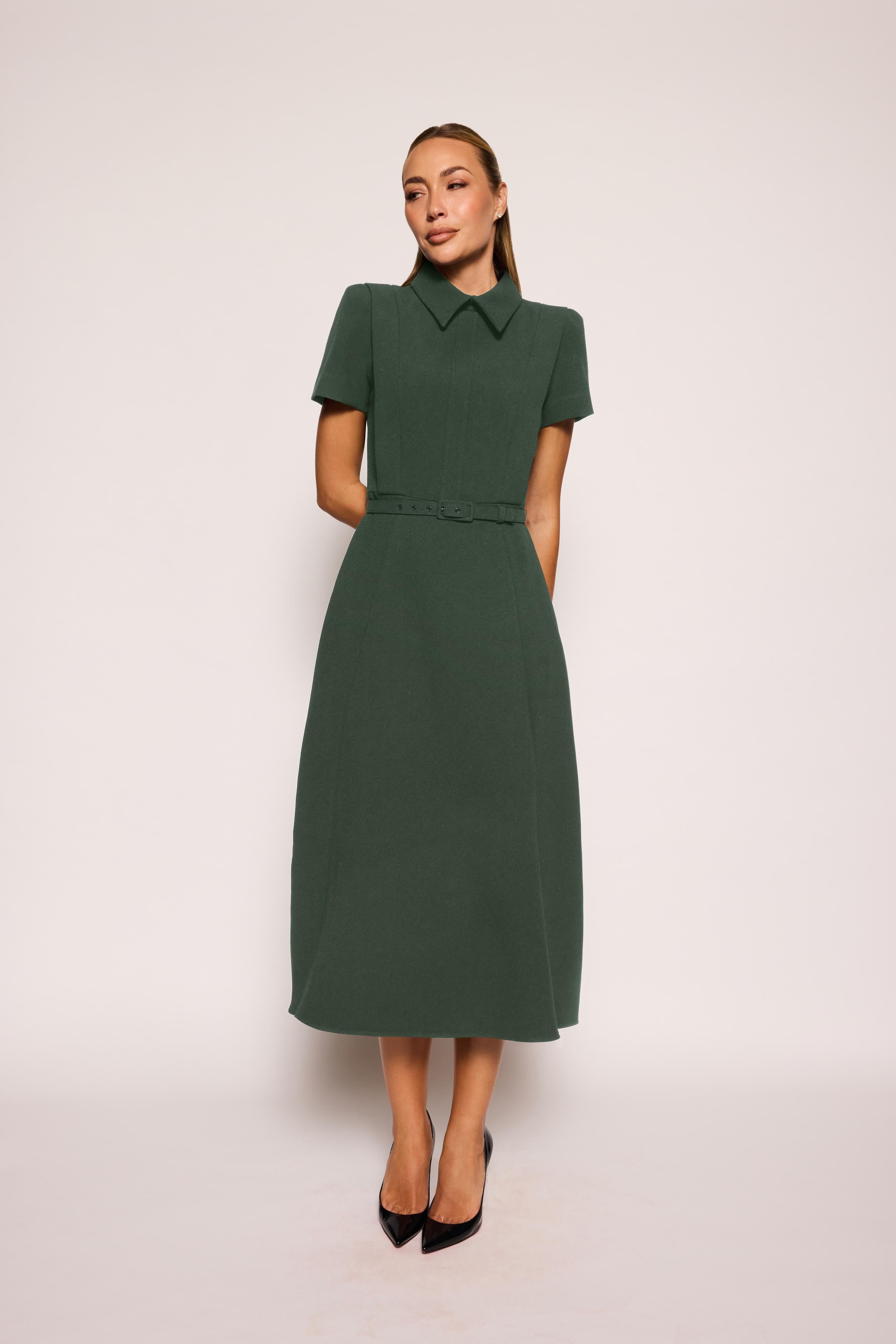 Kingsley Dress | Evergreen