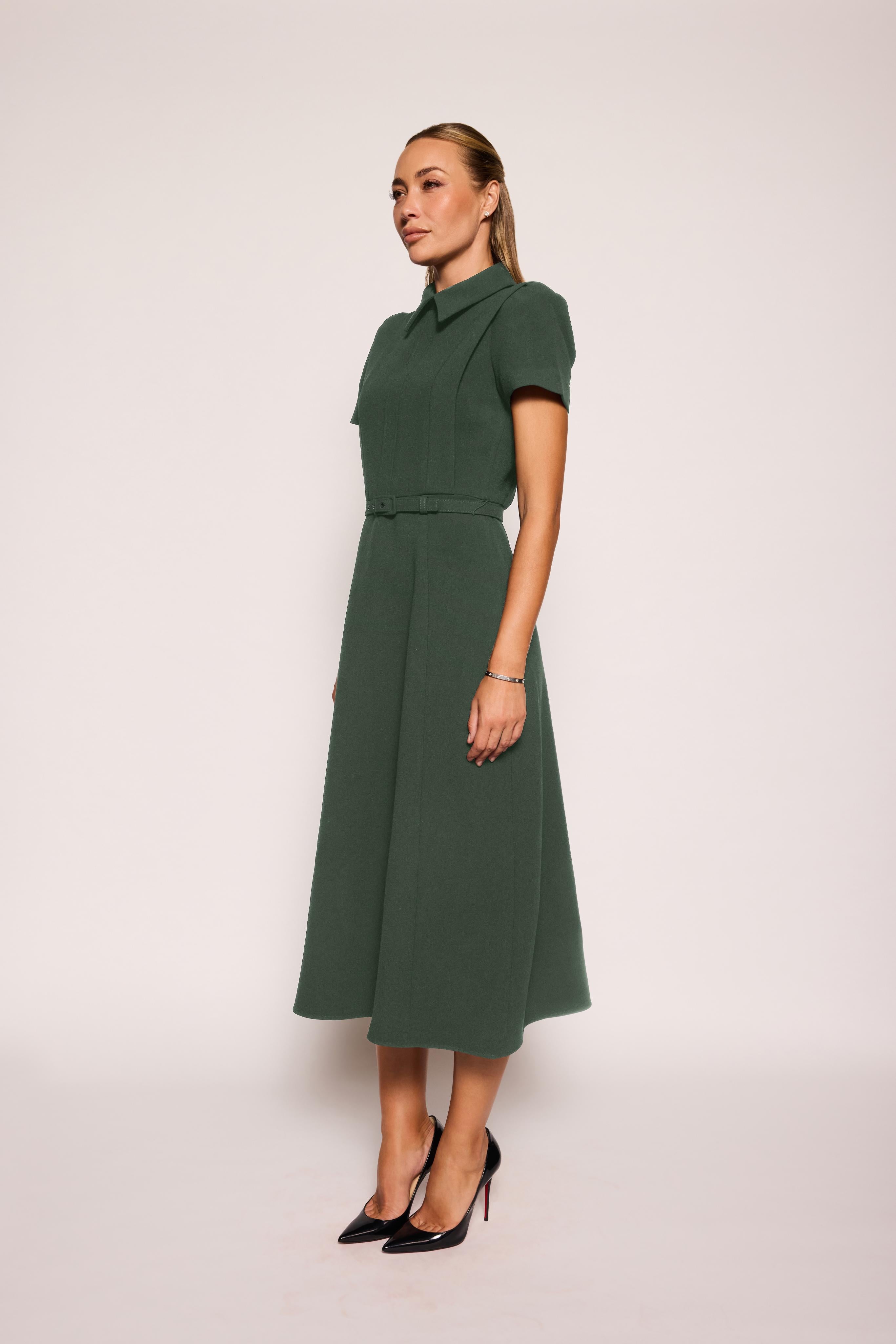 Kingsley Dress | Evergreen