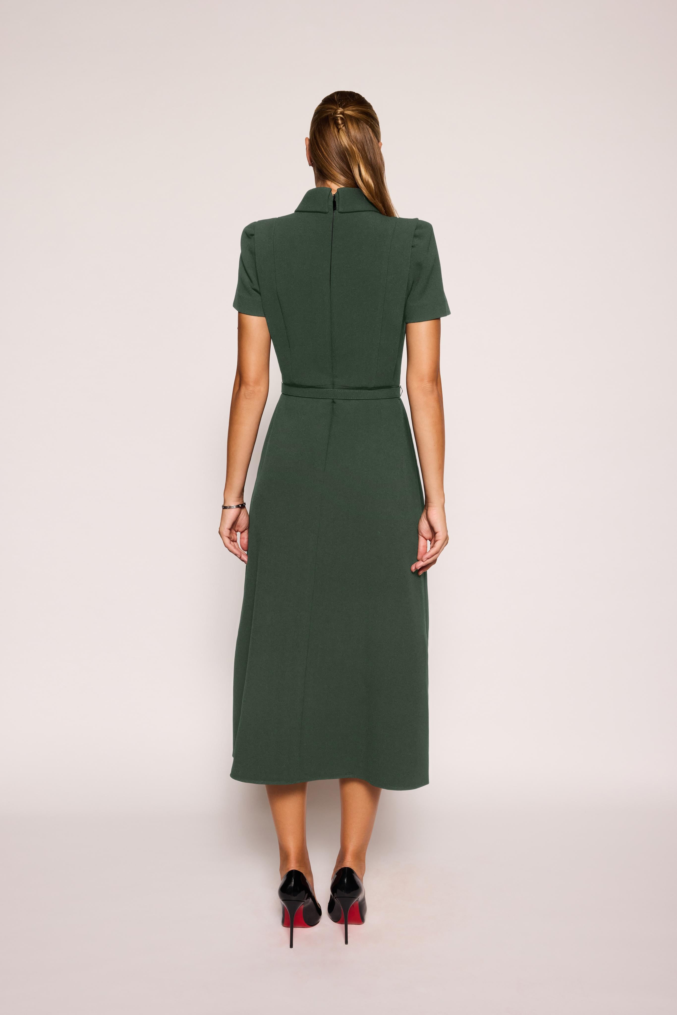 Kingsley Dress | Evergreen