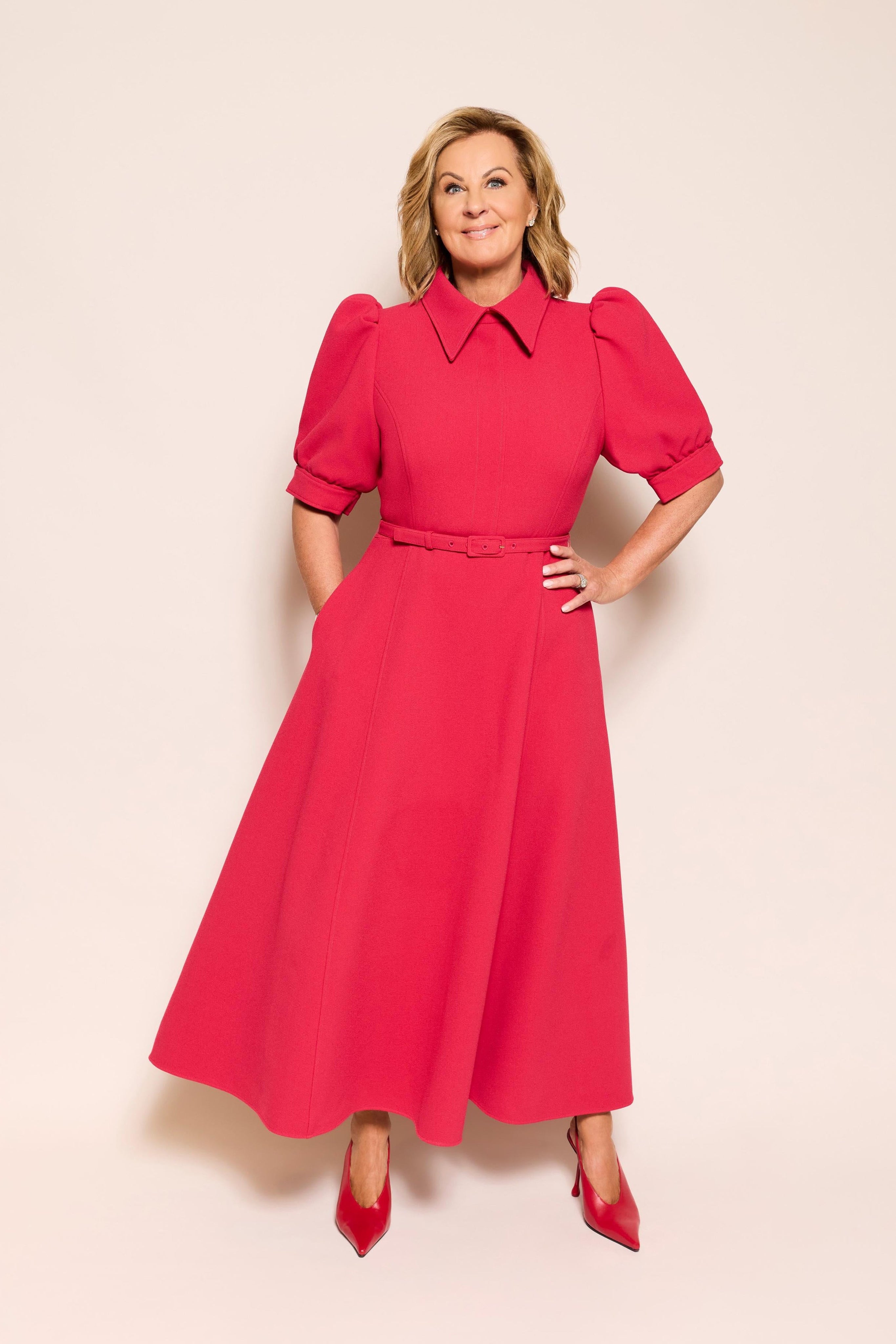 Francesca Dress | Raspberry